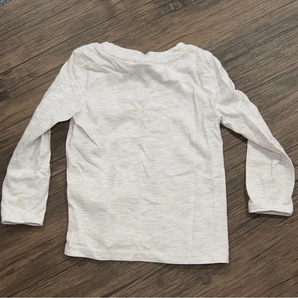 PUMA Outfit Elastic Waist Blue Pants. Heather Grey Long Sleeve Puma Logo… - Picture 9 of 10